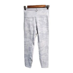 Lululemon Tight 6 Wunder Under High-Rise Incognito Camo Jacquard Alpine White